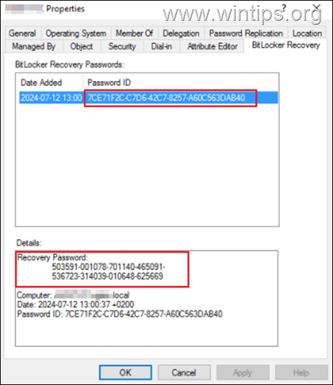 如何自动将 BitLocker 恢复密钥存储到 AD (Active Directory)。